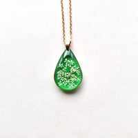 New teardrop emerald necklace