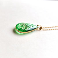 New teardrop emerald necklace