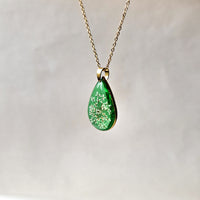 New teardrop emerald necklace