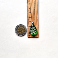 New teardrop emerald necklace