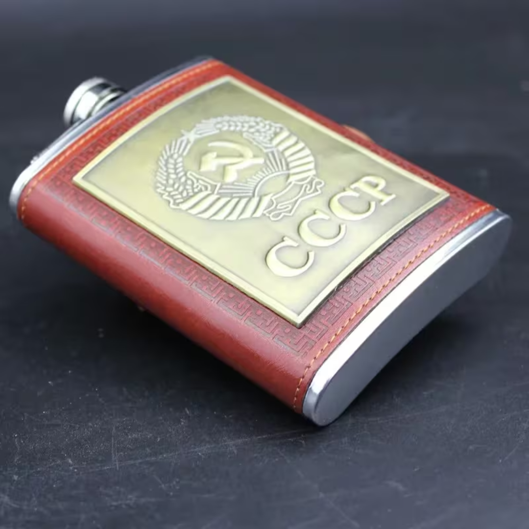 Red Classic Flask Gift Set