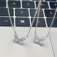 🦋 Necklace and bracelet - Butterfly shaped, phosphorus, glowing in the dark