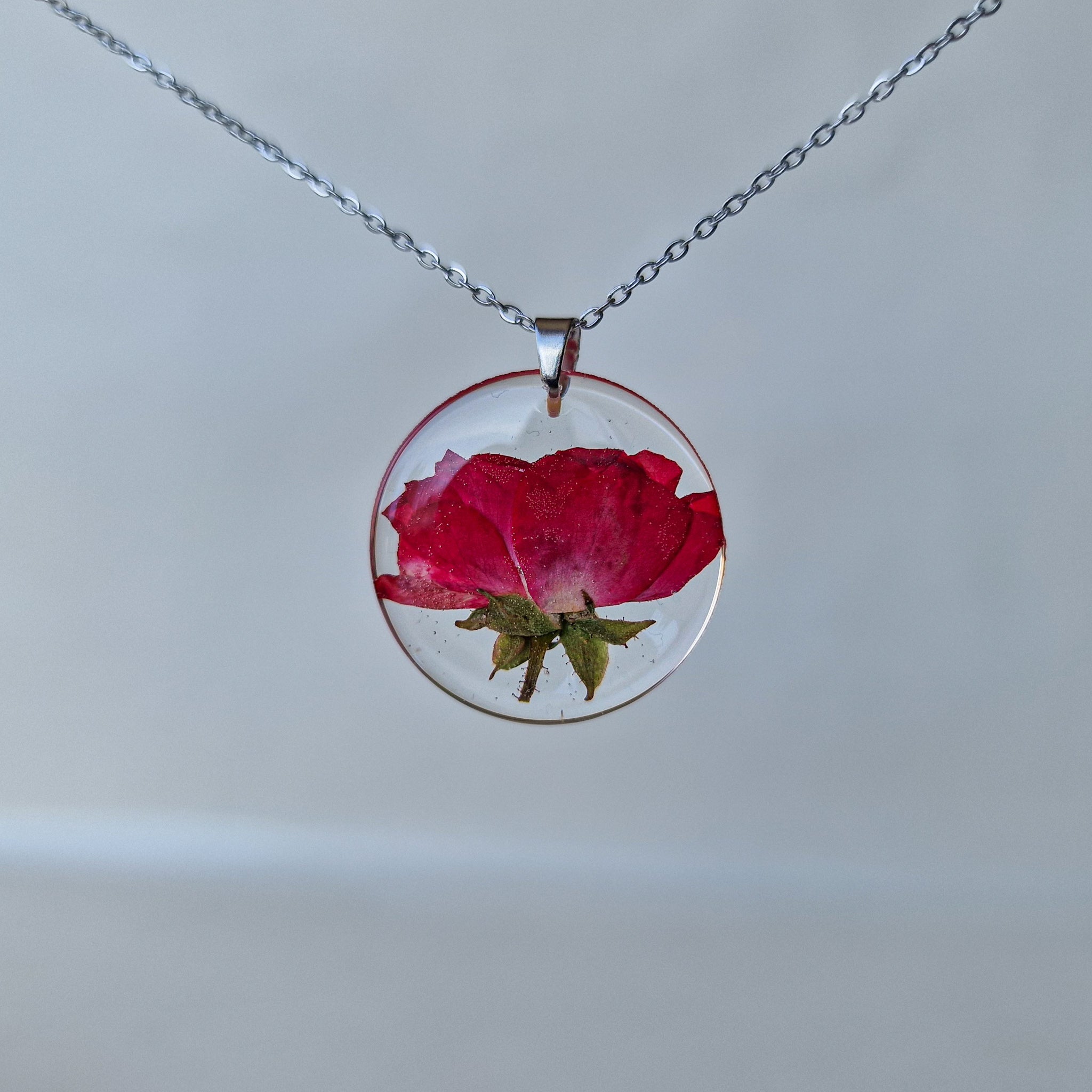 Rose Necklace - Handcrafted