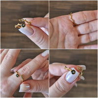 💫 Delicate Forest Flowers Ring
